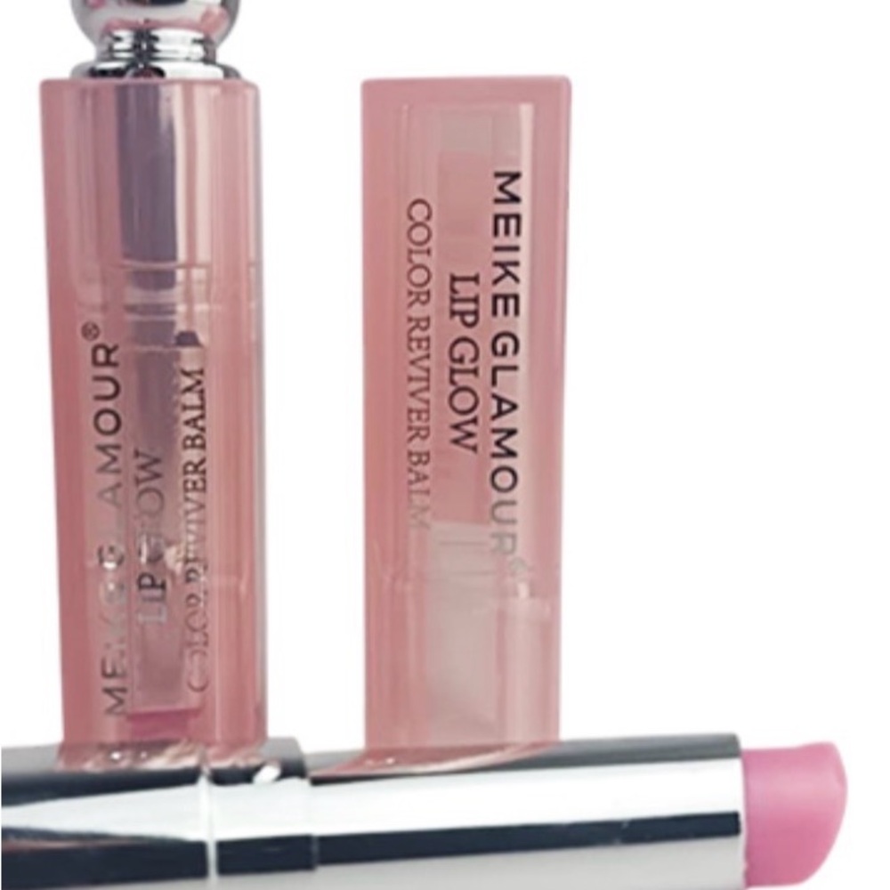 Meike Glamour Lip Glow Sheer Pink Hydrating Lip Balm